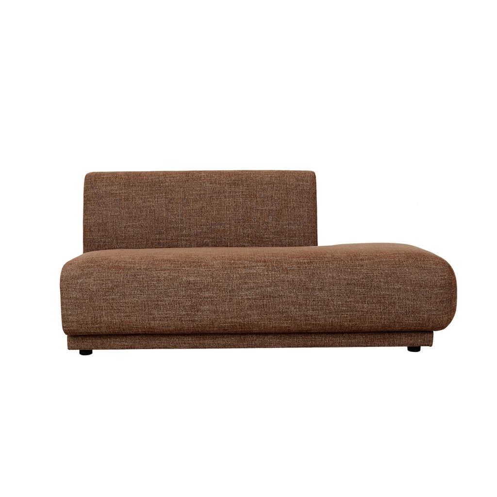 Juno Pebble Open Right Chaise Sofa - Tawny