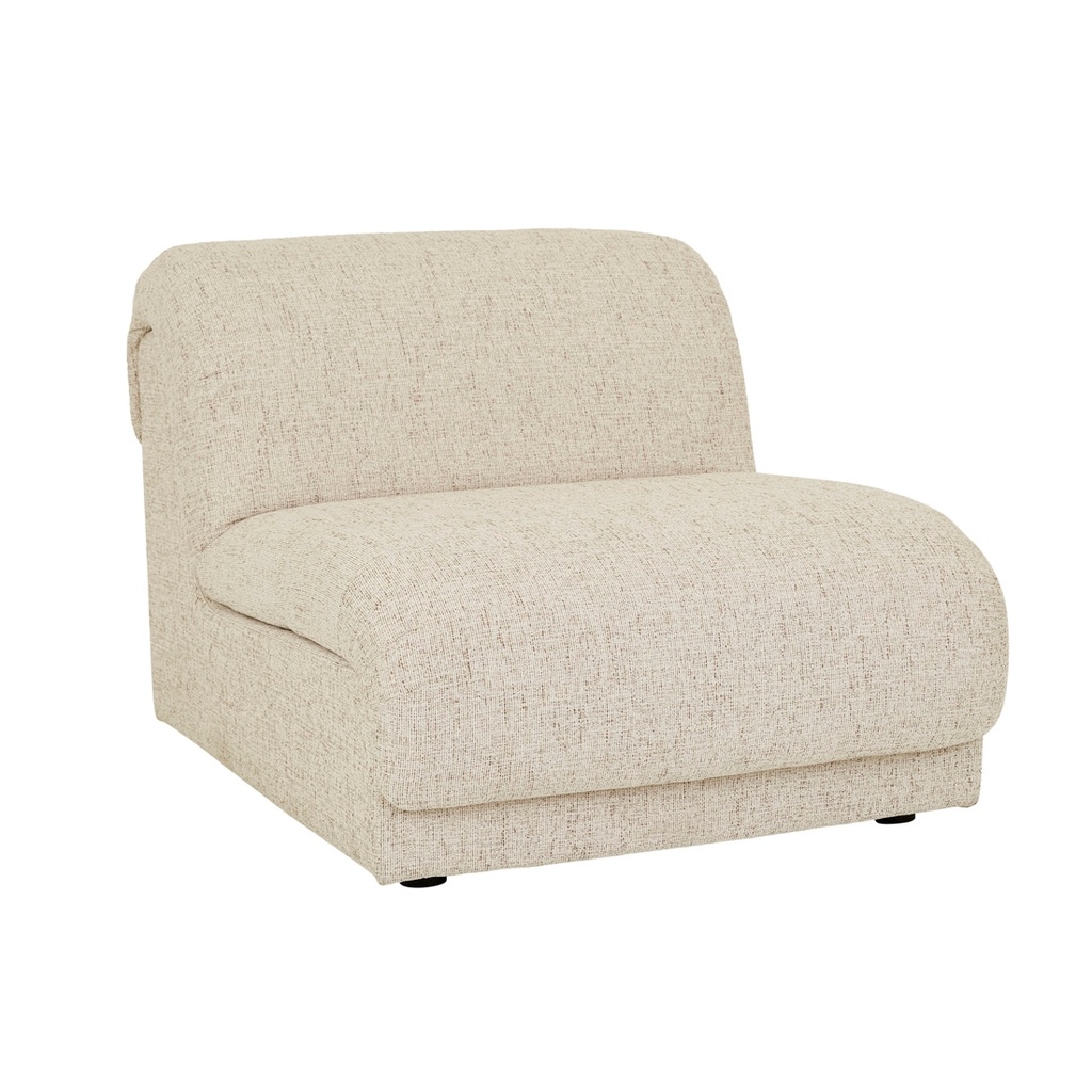 Juno Sierra 1 Seater Centre Sofa - White Bark