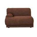 Juno Sierra 1 Seater Left Arm Sofa - Rosewood
