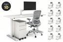 Just Right Height Adjustable Desk [1200L x 700W]