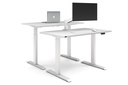 Just Right Height Adjustable 2 Person Bench Workstation [1400L x 700W]