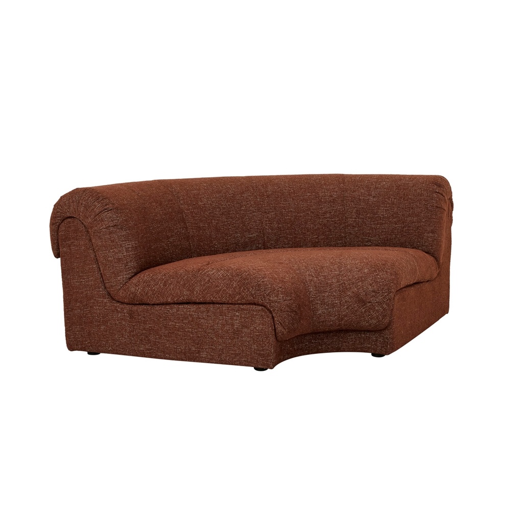 Juno Sierra Corner Sofa - Rosewood