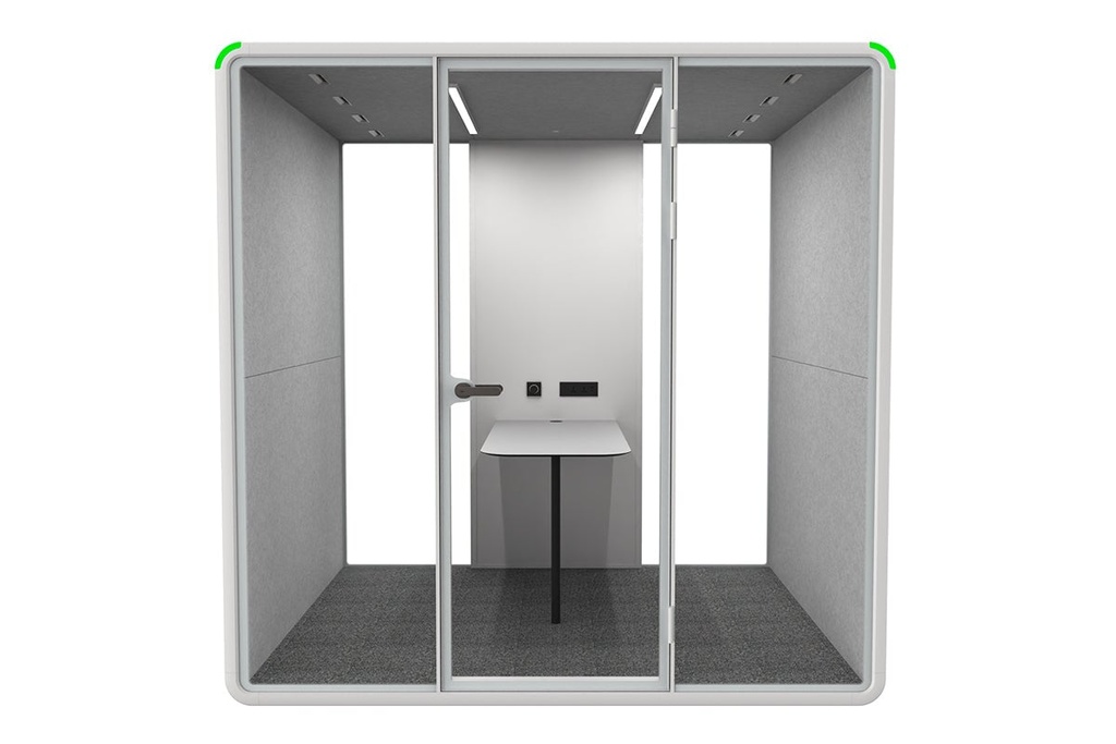 [NONE,NL-S01-EPLG,NONE|0,14790,0()] Nest 4 Person Meeting Booth [Acoustic Panel]