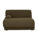 Juno Sierra Left Chaise Sofa - Deep Olive