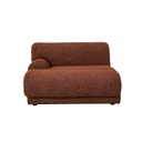 Juno Sierra Left Chaise Sofa - Rosewood