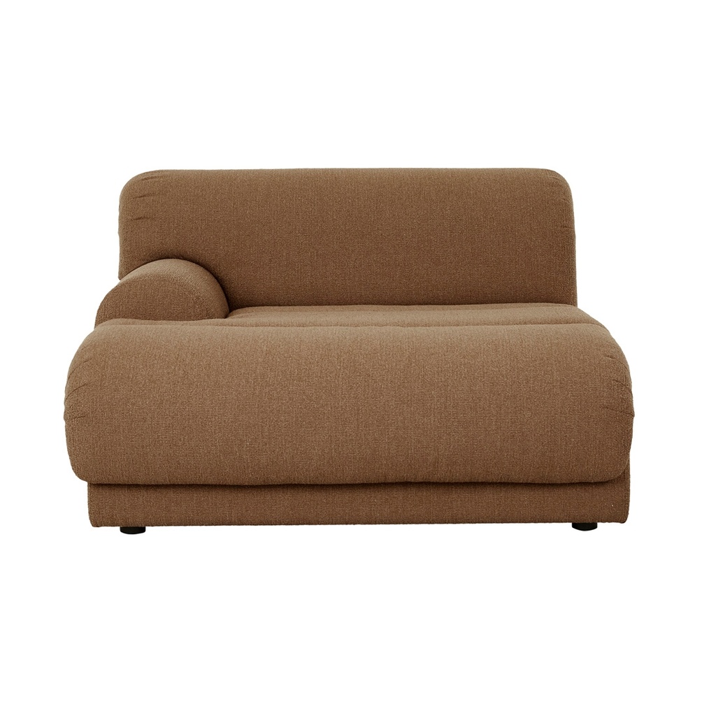 Juno Sierra Left Chaise Sofa - Teddy