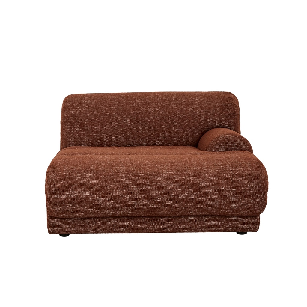 Juno Sierra Right Chaise Sofa - Rosewood