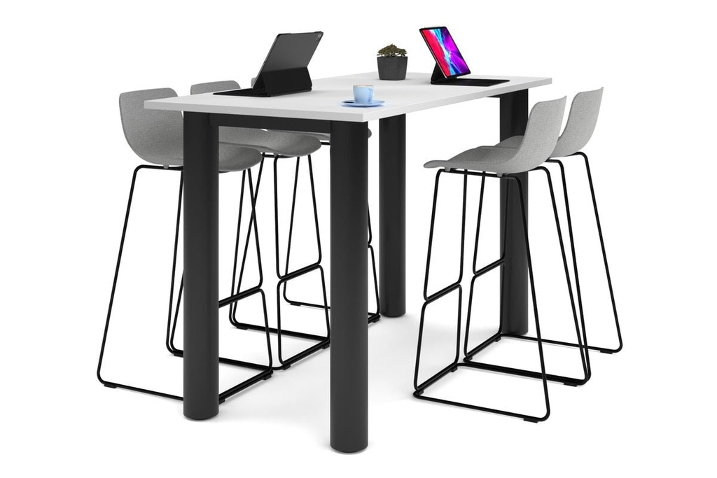 Quadro Cylinder Legs Counter Table  [1800L x 800W]