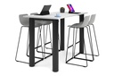 Quadro Cylinder Legs Counter Table  [1800L x 800W]
