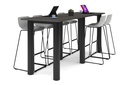 Quadro Cylinder Legs Large Counter Table [2800L x 800W]