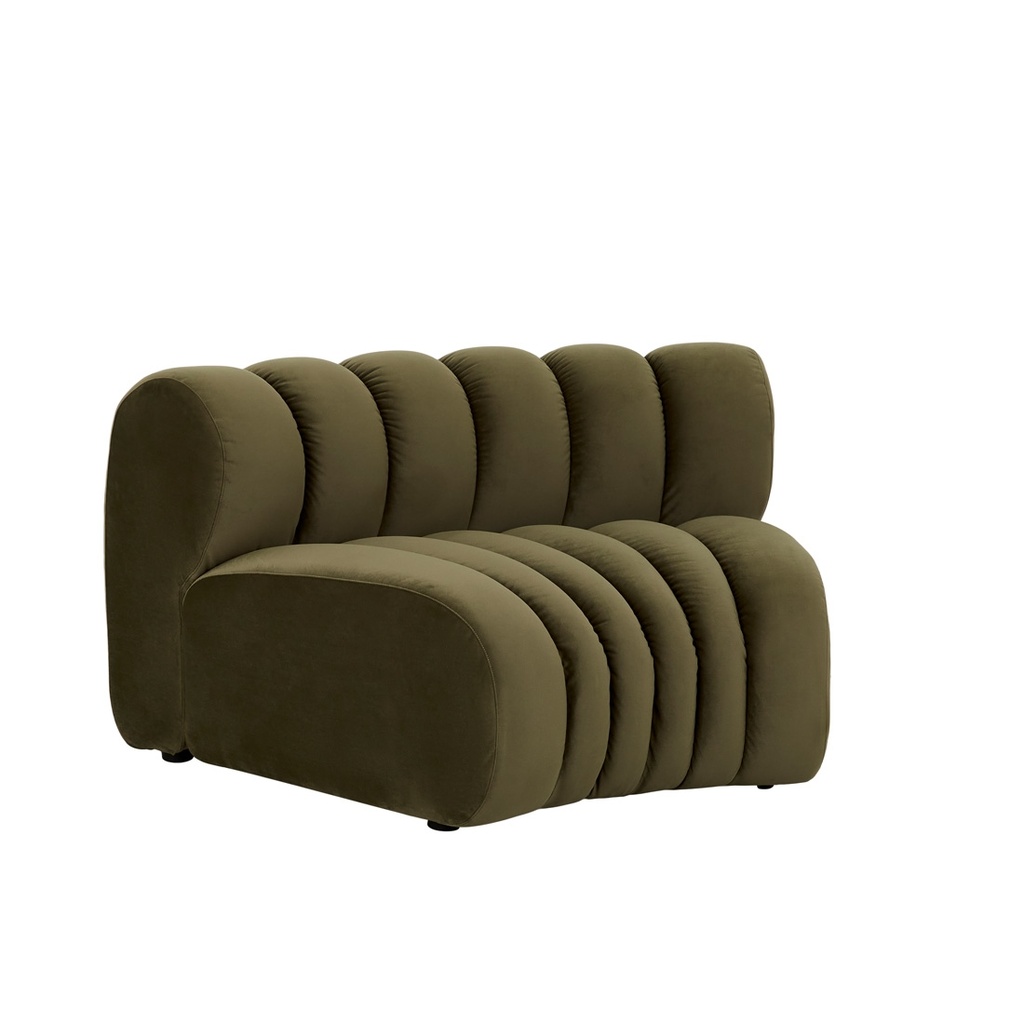Juno Ziggy Round Corner Sofa - Loden