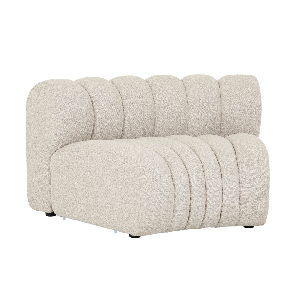 Juno Ziggy Round Corner Sofa - Overcast