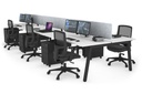 Quadro 6 Person Office Workstation [1200L x 700W]