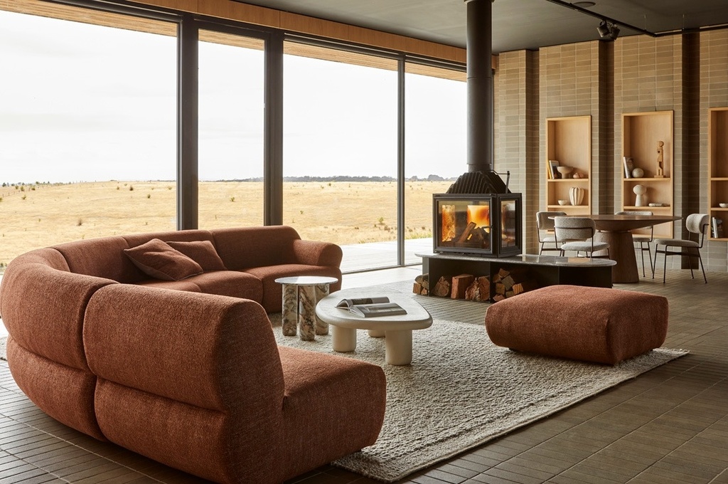 Juno Cloud 4-Seater Left L Shape - Brick