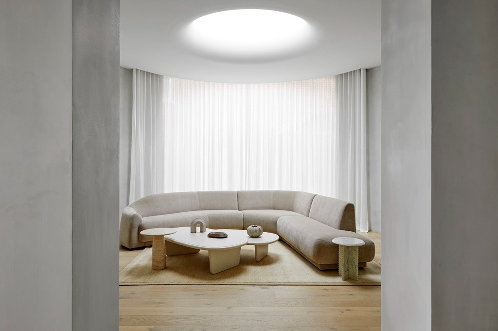 Juno Pebble 5-Seater L Shape Sofa with Arms - Soft Wheat
