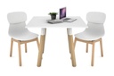 Quadro Wood Legs Square Table [800L x 800W]