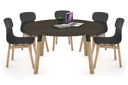 Quadro Wood Legs Round Table [1200 mm]