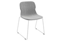 Sammy Fabric Chair - Sled Base
