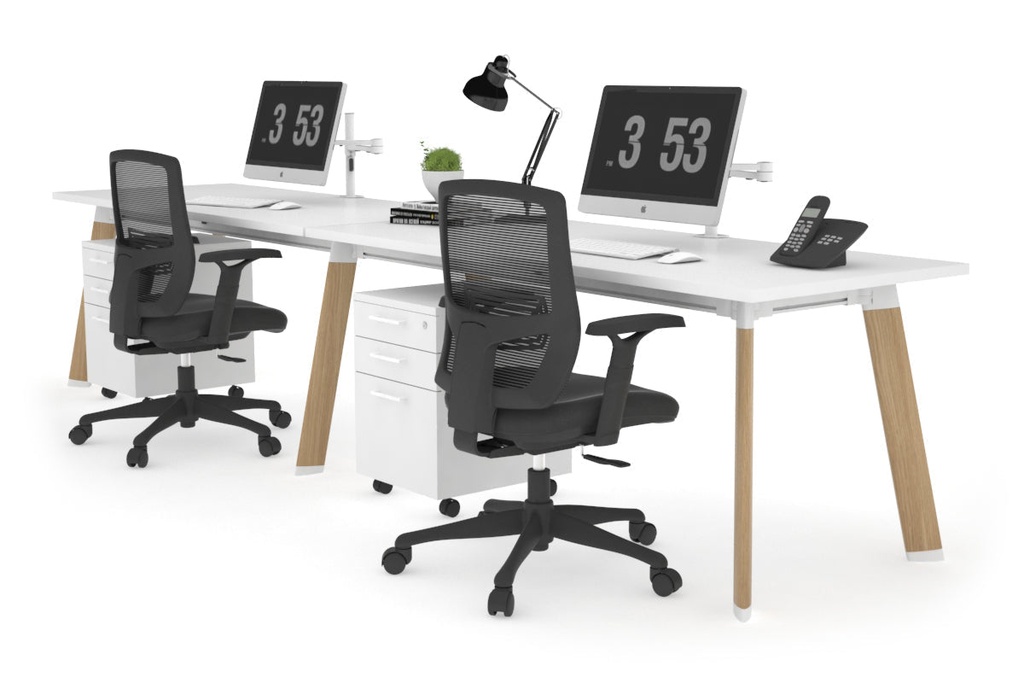 [NONE,STNPR2187PT|0,1309()] Switch - 2 Person Office Workstation Run [1800L x 700W]