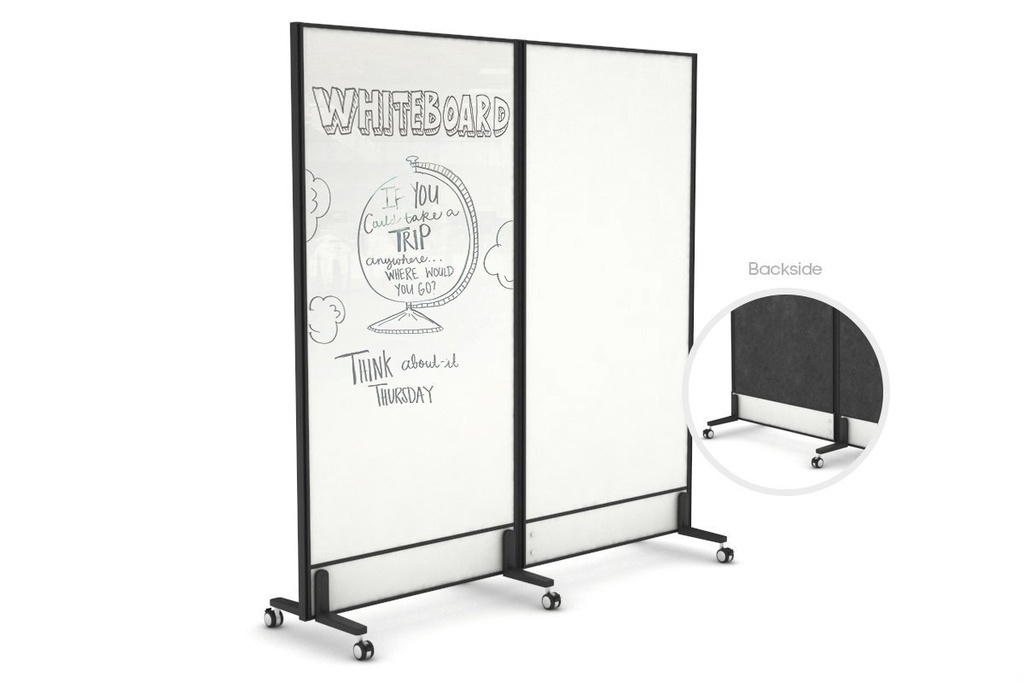 Productify Activity Based Partition Screen - Whiteboard/ Acoustic Felt Board [1800H x 1800W]