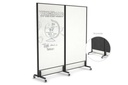 Productify Activity Based Partition Screen - Whiteboard/ Acoustic Felt Board [1800H x 1800W]