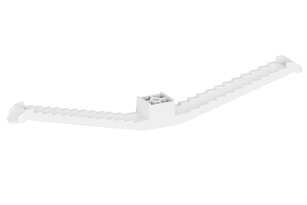 [Q12103-PACK-WT|31()] Cable Management Double Cable Cleat Pack of 5