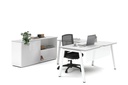 Quadro A Legs L-Shaped Executive Setting - White Legs [1800L x 1700W]