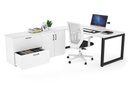 Quadro Loop Executive Setting - Black Frame [1600L x 700W]
