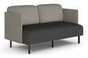Sona Modular Sofa Double Seater Lounge - Low Back with Sides