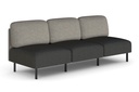 Sona Modular Sofa Triple Seater Lounge - Low Back