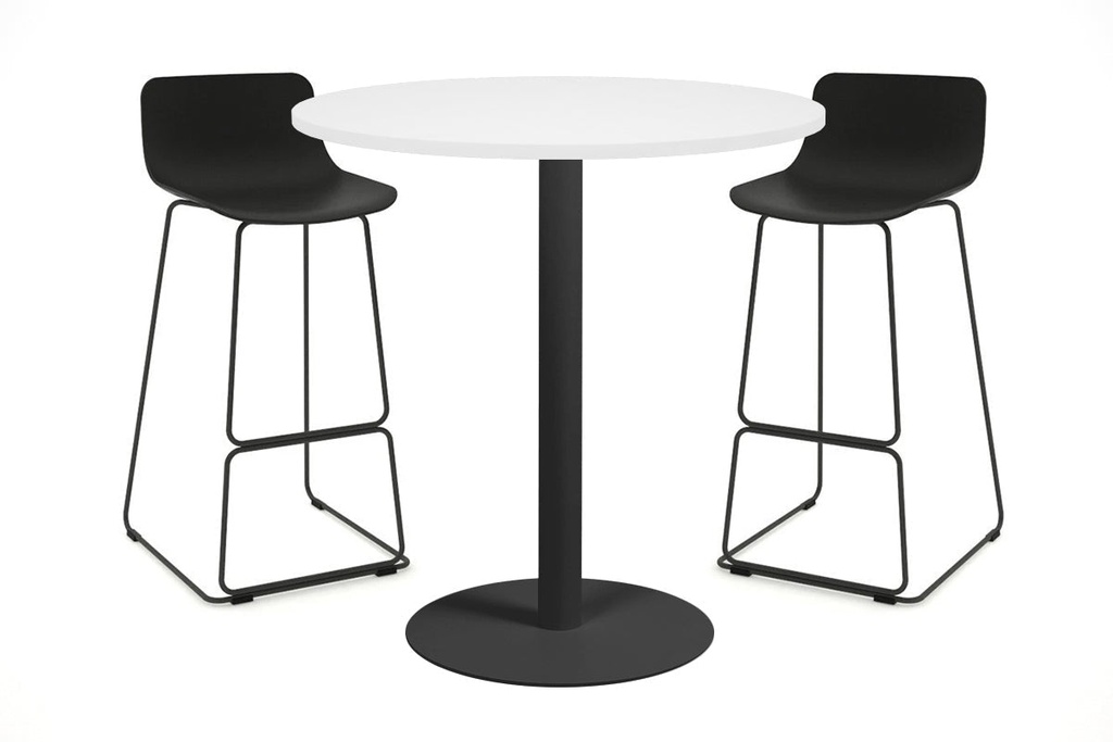 Sapphire Disc Base Tall Round Bar Counter Table [600 mm]