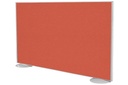 Freestanding Office Partition Screen Fabric White Frame [1200H x 1800W]