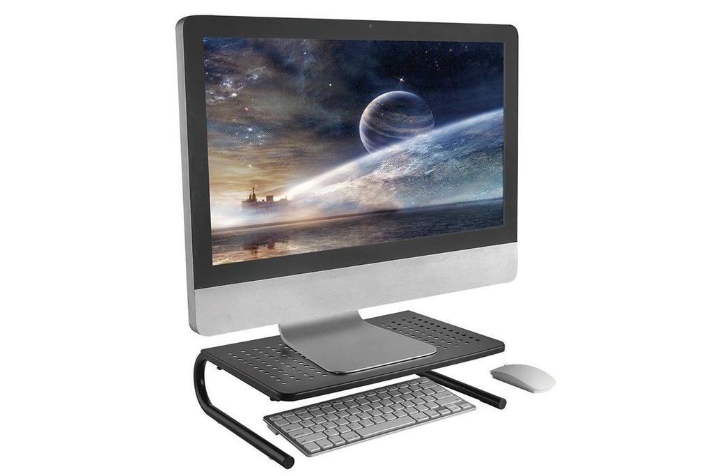 [STB-082|15()] Pop Monitor/Laptop Stand Black