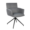 Kellan Swivel Base Chair - Shadow - Matt Black