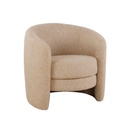 Kennedy Tenner Occasional Chair - Beige Chunky Boucle