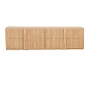 Kin 4 Door Entertainment Unit - Natural Ash