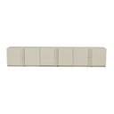 Kin 6 Door Entertainment Unit - Shell