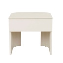 Kingsley 1 Drawer Bedside - Bone