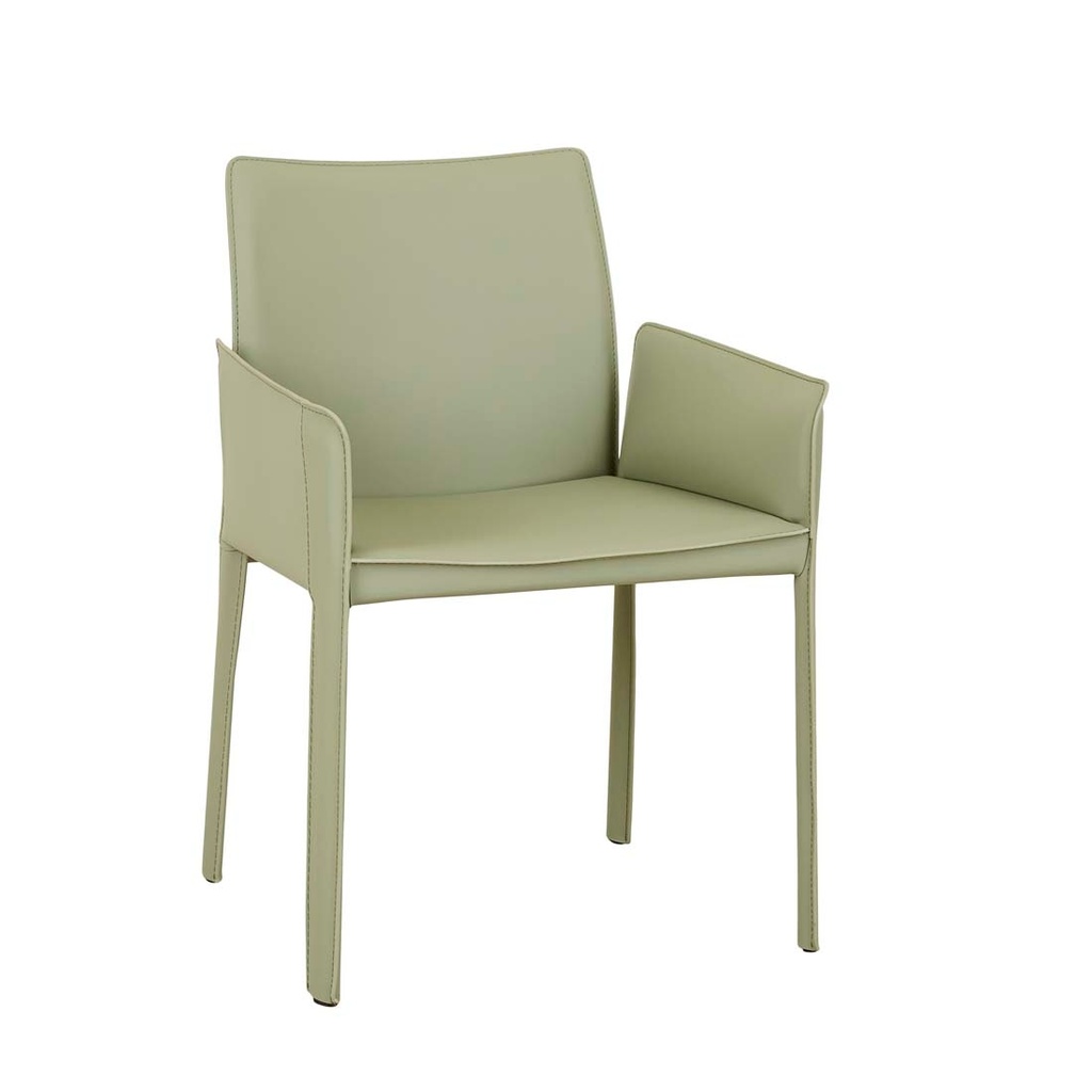 [LACHLAN-DINING-ARMCHAIR-MOSS-RECYCLED-LEATHER-CH-LACH-ARM] Lachlan Dining Armchair - Moss Recycled Leather