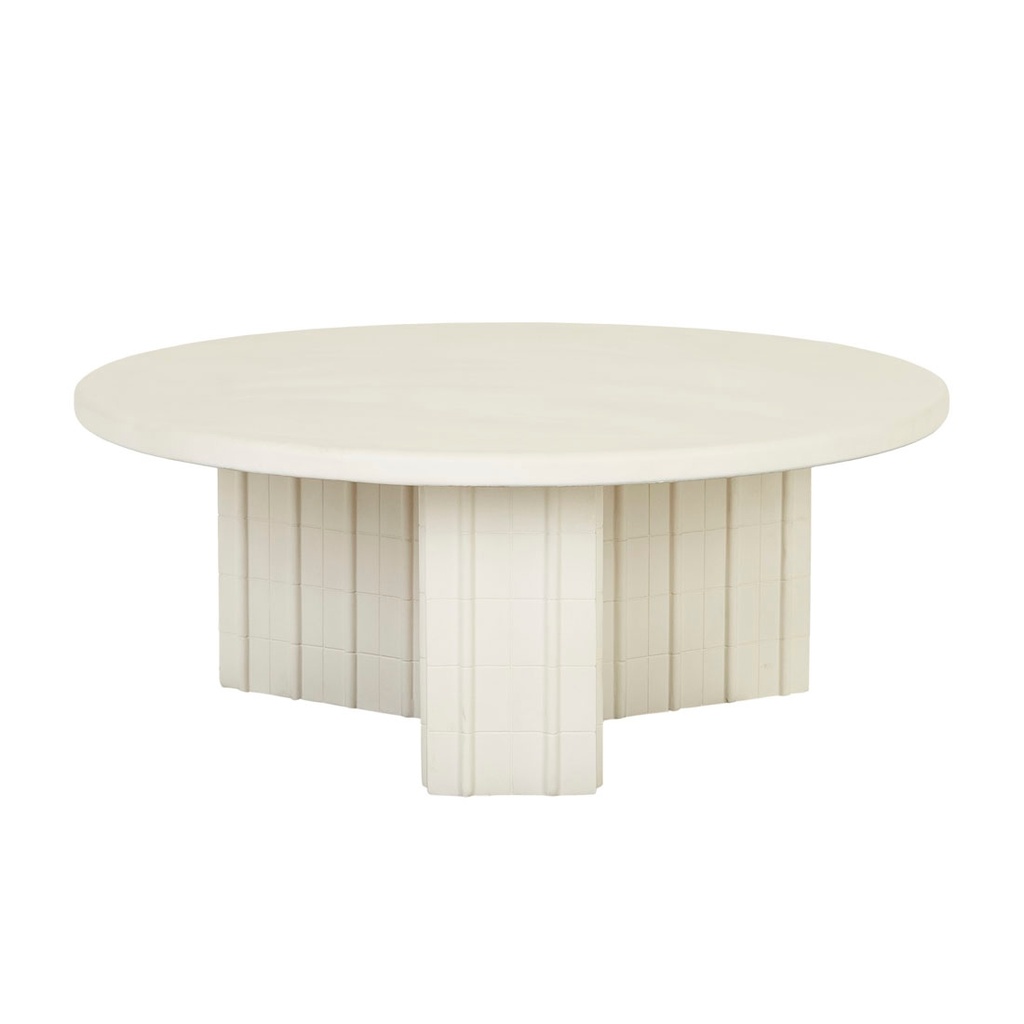 [LAGOS-COFFEE-TABLE-IVORY-CTO-LAGOS-X] Lagos Coffee Table - Ivory
