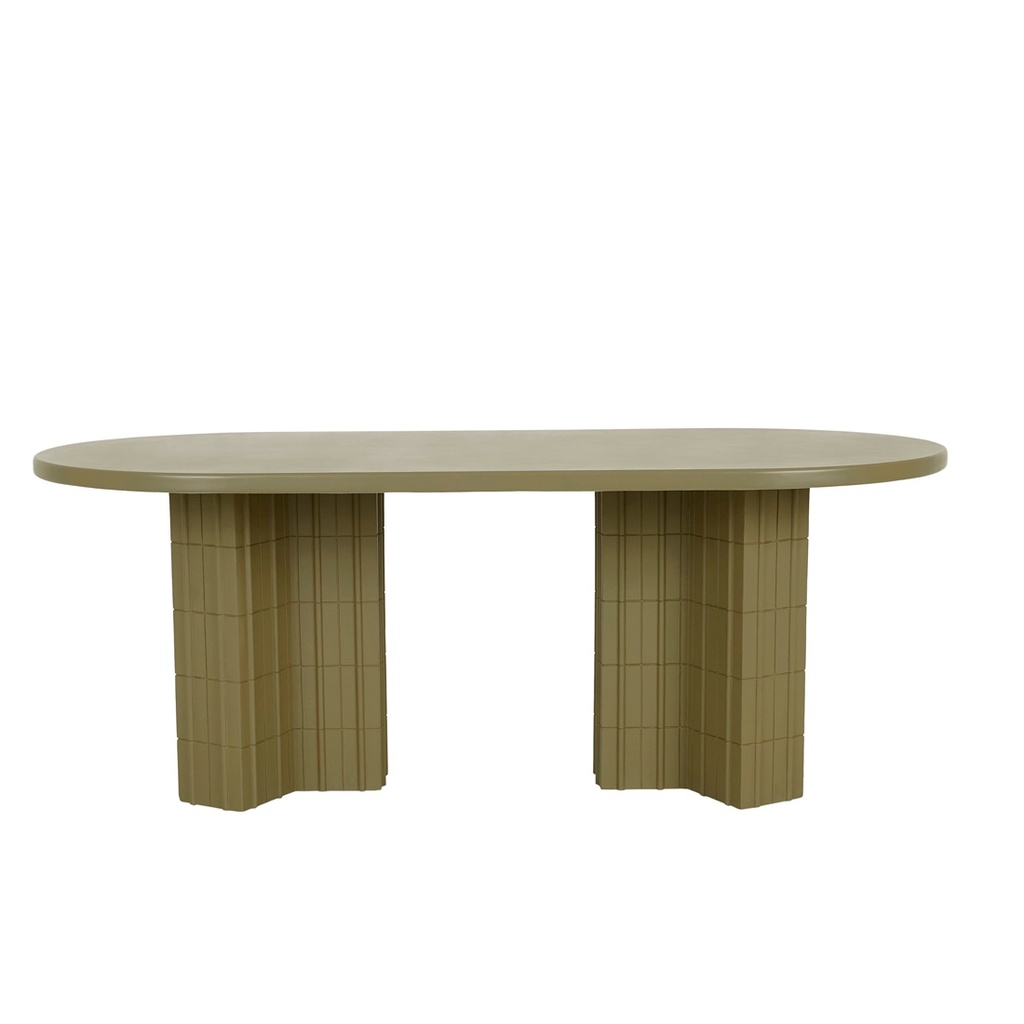 [LAGOS-OVAL-DINING-TABLE-CYPRESS-DT-LAGOS-OVL-X] Lagos Oval Dining Table - Cypress