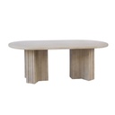 Lagos Oval Dining Table - Matt Savanna