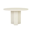 Lagos Round Dining Table - Ivory
