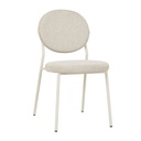 Laylah Loop Dining Chair - Wheat - Almond Milk