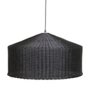 Sadie Woven Pendant - Black Spekles