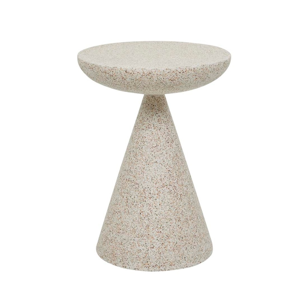 [LIVORNO-LUNA-SIDE-TABLE-WARM-SAND-LT-LIV-LUNA] Livorno Luna Side Table - Warm Sand