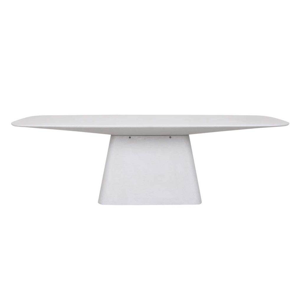 [LIVORNO-PIER-DINING-TABLE-WHITE-SPECKLE-DT-LIV-PIER-X] Livorno Pier Dining Table - White Speckle