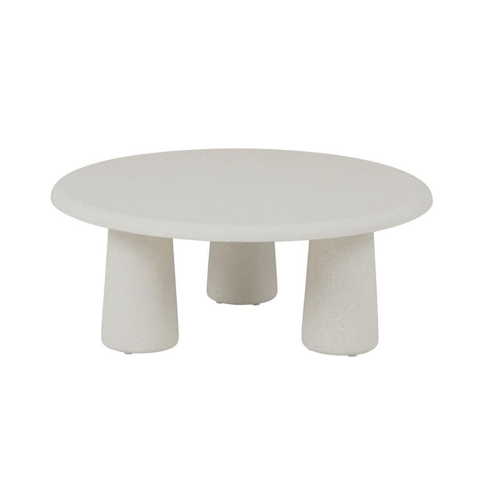 [LIVORNO-PORCINI-RND-COFFEE-TBL-GREY-SPECKLE-CTO-LIV-POR] Livorno Porcini Round Coffee Table - Grey Speckle