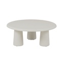 Livorno Porcini Round Coffee Table - Grey Speckle