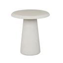 Livorno Porcini Round Side Table - Grey Speckle